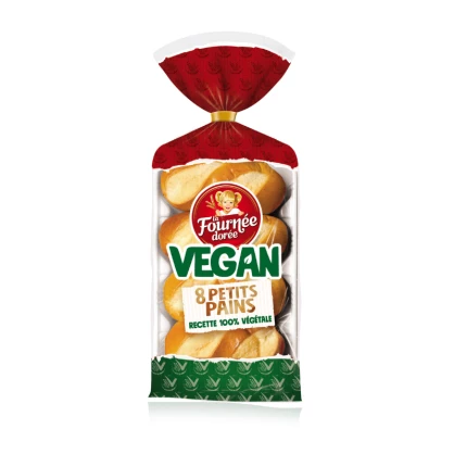 Petits Pains Briochés Vegan (8 pains ultra moelleux) 280g - La Fournée Dorée