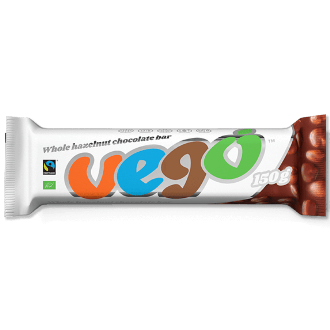 Vego Maxi Barre 150g - Chocolat Vegan aux Noisettes