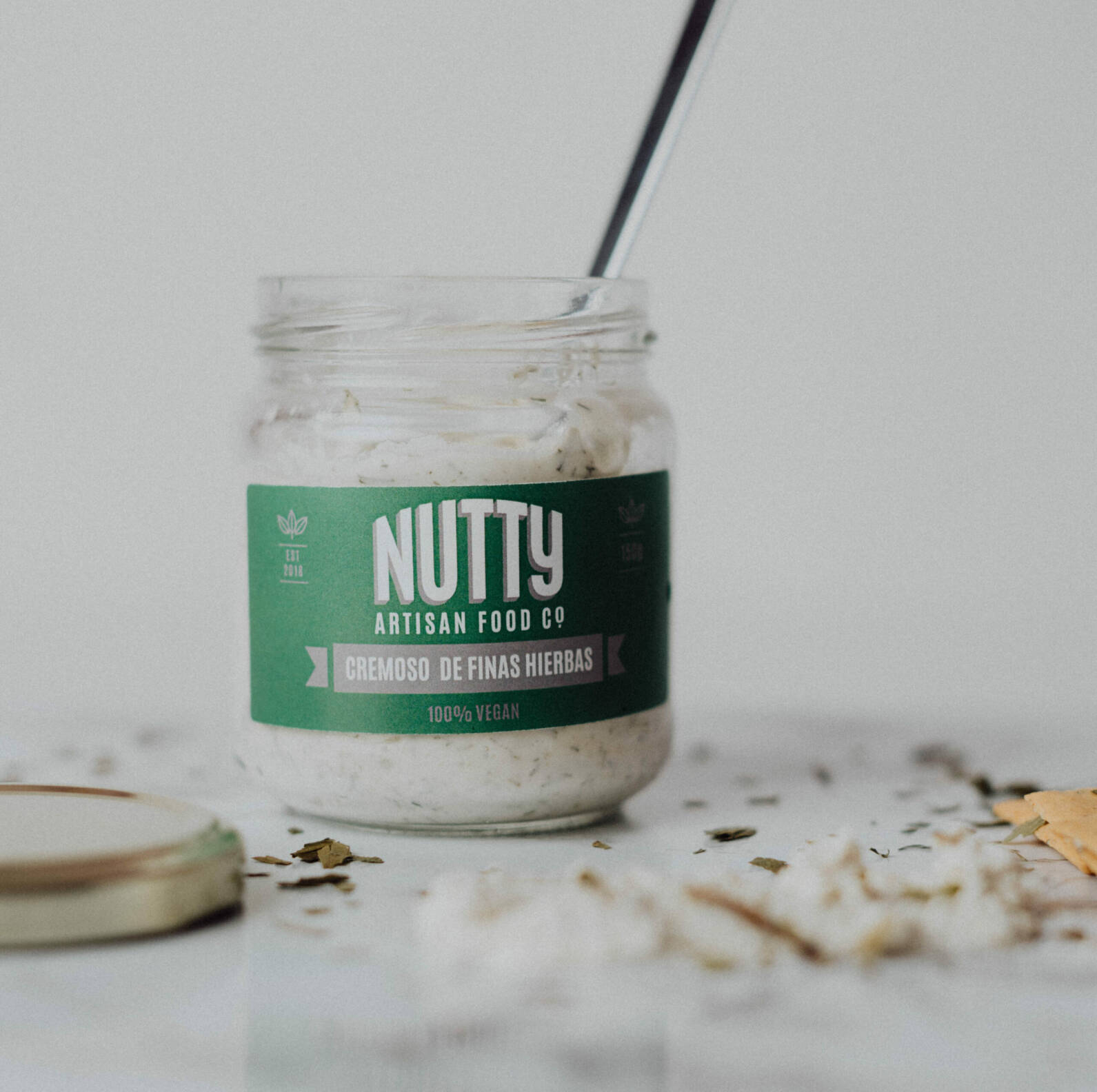 Cremoso Fines Herbes 150g - Vromage Crémeux À Tartiner - Nutty Artisan Foods