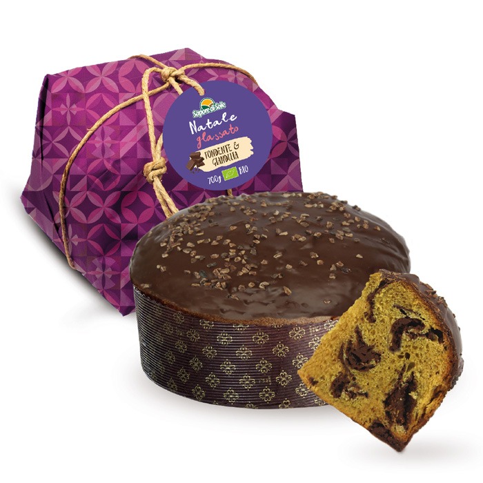 panettone vegan chocolat fondant glacé noel kerst chocolade