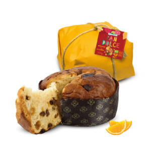 Panettone Vegan De Noël À L'Orange & Raisins 500g