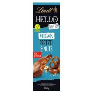 chocolat hello lindt bretzel pretzel nuts noisettes vegan