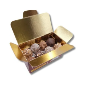 Assortiment ballotin de 16 pralines rochers chocolat fourrés vegan kaliner