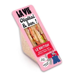 Sandwich Vegan Le British La Vie Foods Belgique