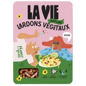 lardons végétaux natures la vie foods belgique vegan