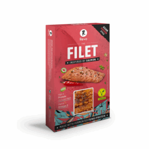 filet asian fusion style saumon poisson végétal revo foods belgique vegan vegetarien zalm