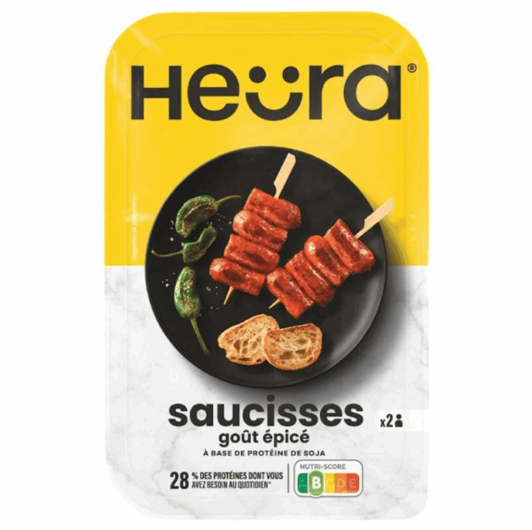 heura saucisses épicées chipolata vegan belgique