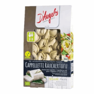 Cappelletti farcis au tofu fumé 250g D'angelo pâtes vegan belgique