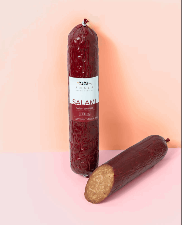 Saucisson extra fumé vegan amala belgique
