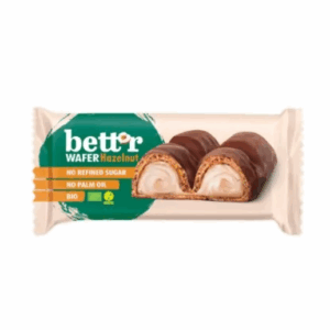 gauffrette fourrée crème de noisette bett'r vegan belgique wafer nuts
