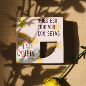 Trufado con setas la Carleta Belgique fromage vegan truffe alternative