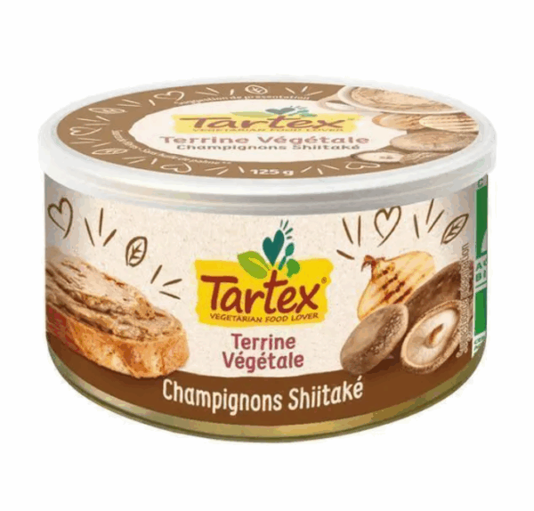 Terrine Végétale Champignons Shiitaké 125g - Tartex