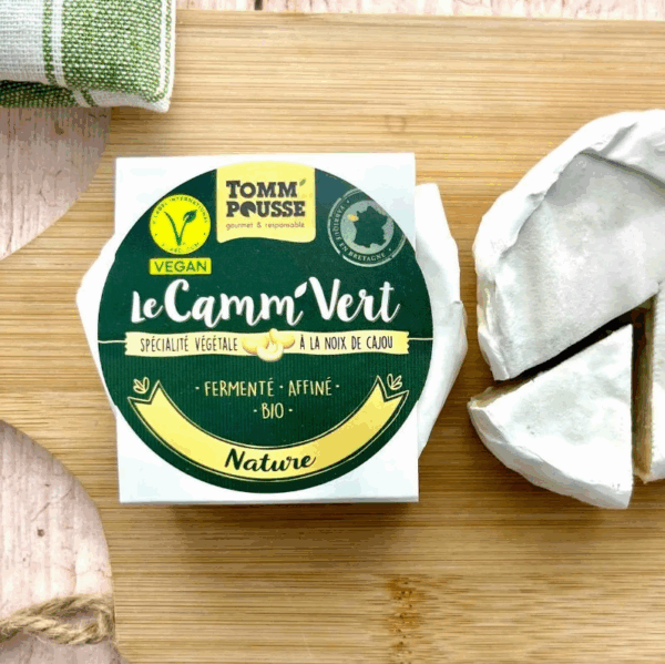 tomm'pousse camem'vert camm'vert alternative camembert fromage vegan belgique