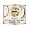 lait de coco concentré sucré vegan végétal condenced milk belgique biona