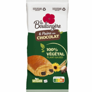 la boulangère pains au chocolat chocolatine 100% végétal vegan belgique