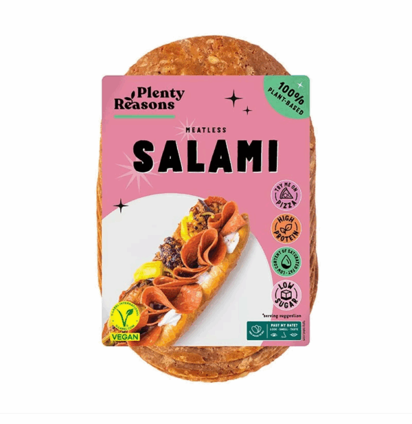 meatless salami plenty reasons tranches charcuterie vegan alternative belgique