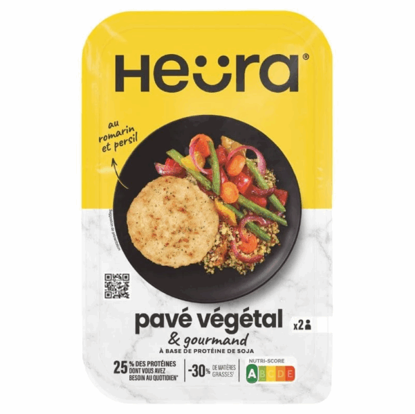 pavé végétal steak vegan heura belgique alternative viande