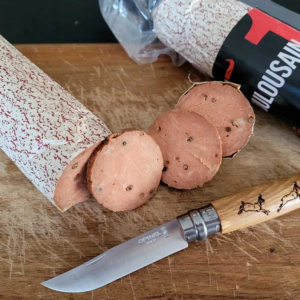 Le Toulousain 400g - Style Saucisson Sec Vegan - Plantélan magasin vegan belgique charleroi en ligne
