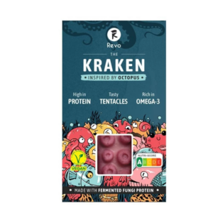 The Kraken 110g - Alternative Vegan Au Poulpe - Revo Foods magasin vegan belgique charleroi en ligne