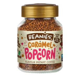 Café Soluble Caramel Popcorn 50g - Beanies magasin vegan belgique en ligne