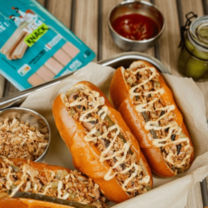 Veg Knack 140g - Kokiriki saucisse vegan végétale hot dog belgique magasin vegan en ligne
