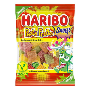 Bonbons Acidulés “Pasta Frutta” 160g - Haribo magasin vegan belgique en ligne