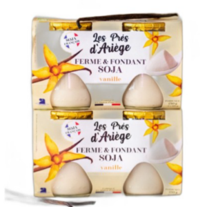 Ferme & Fondant soja vanille 250g - Les Prés d'Ariège magasin vegan belgique en ligne