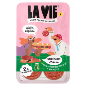 La Vie - Salami en tranches Vegan 70g magasin vegan belgique en ligne