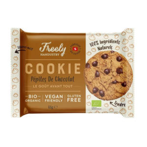 Cookie Vegan Pépites De Chocolat 65g - Freely Handustry magasin belgique vegan en ligne