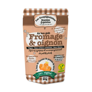 Croquignolettes Vromage & Oignon Vegan 90g - VéTéJal magasin vegan belgique charleroi en ligne