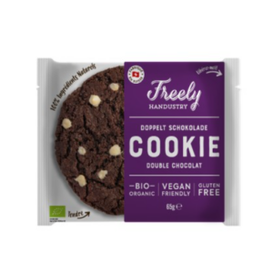 Cookie Double Choco Vegan 65g - Freely Handustry magasin vegan belgique en ligne
