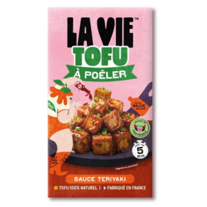 Tofu À Poêler Sauce Teriyaki 240g - La Vie Food magasin vegan belgique en ligne