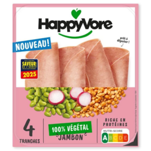 Jambon Végétal 120g - Happyvore magasin vegan belgique en ligne
