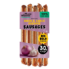 Meatless Saucisses Vegan Kabanos Ail & Oignon 160g - Plenty Reasons magasin vegan belgique en ligne