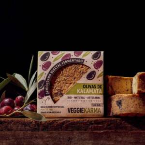 Karmage Olives De Kalamata 150g - Lupin & Noix de Cajou - Veggie Karma magasin fromage vegan belgique en ligne