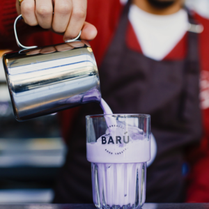 Ube Latte 250g - Barú magasin vegan belgique en ligne