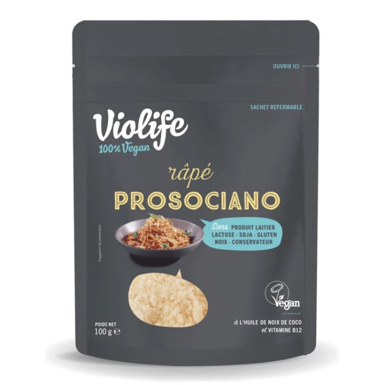 Prosociano Râpé 100g - Alternative Vegan au fromage Parmesan - Violife magasin végétalien belgique en ligne Prosociano Râpé 100g - Alternative Vegan au fromage Parmesan - Violife magasin végétalien belgique en ligne