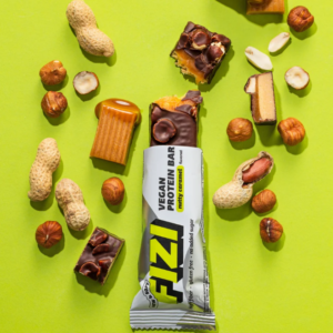 Barre Protéinée Nutty Caramel 40g - Vegan Protein Bar - Fizi magasin vegan belgique charleroi en ligne