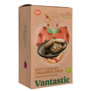 Préparation pour soft Cookies "Cinnamon Spice" 200g - Vantastic magasin vegan belgique charleroi en ligne