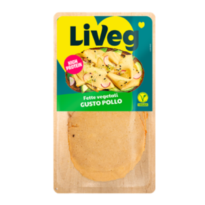 Tranches Vegan Goût Poulet 90g - Charcuterie Végétale Italienne magasin vegan belgique charleroi en ligne biolab vemondo lidl liveg