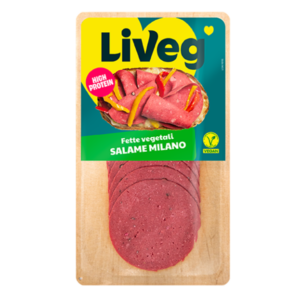 Tranches Style Salami Vegan 90g - Charcuterie Végétale Italienne magasin vegan belgique charleroi en ligne biolab vemondo liveg lidl