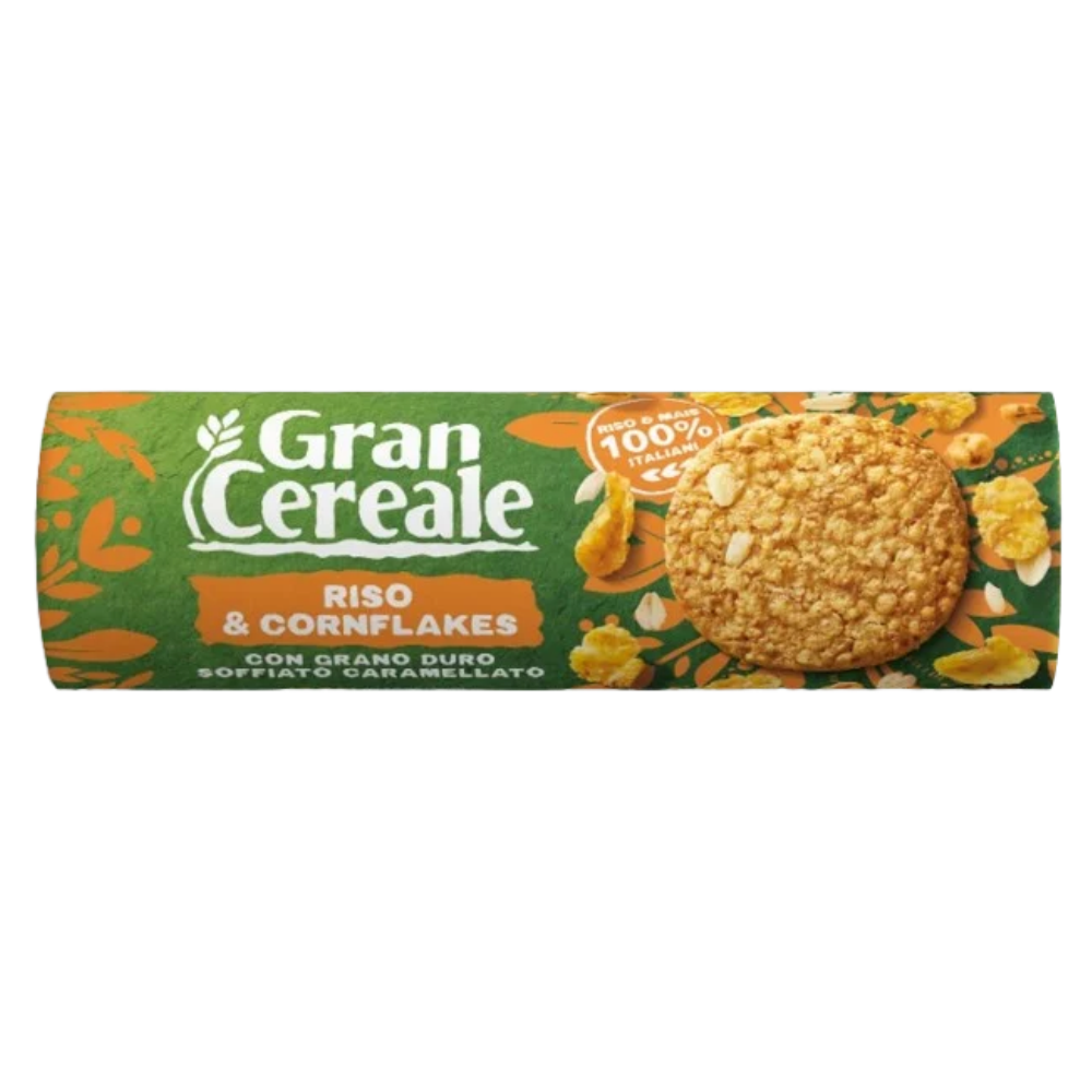 Biscuits Riz & Cornflakes Soufflés Caramel 230g - GranCereale magasin vegan belgique charleroi en ligne Biscuits Riz & Cornflakes Soufflés Caramel 230g - GranCereale magasin vegan belgique charleroi en ligne