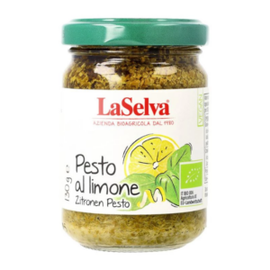 Pesto Vegan au citron 130g - La Selva magasin vegan belgique charleroi en ligne