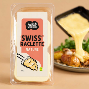 Swiss'Raclette Nature Vegan 200g - Hello Veggie magasin vegan belgique charleroi en ligne